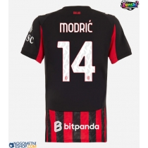 Ženski Nogometni dresi AC Milan Luka Modric #14 Domači 2025-26 Kratek Rokav